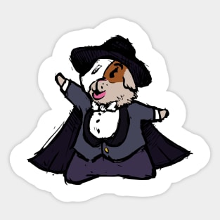 Phantom of the Opera Guinea Pig Sticker